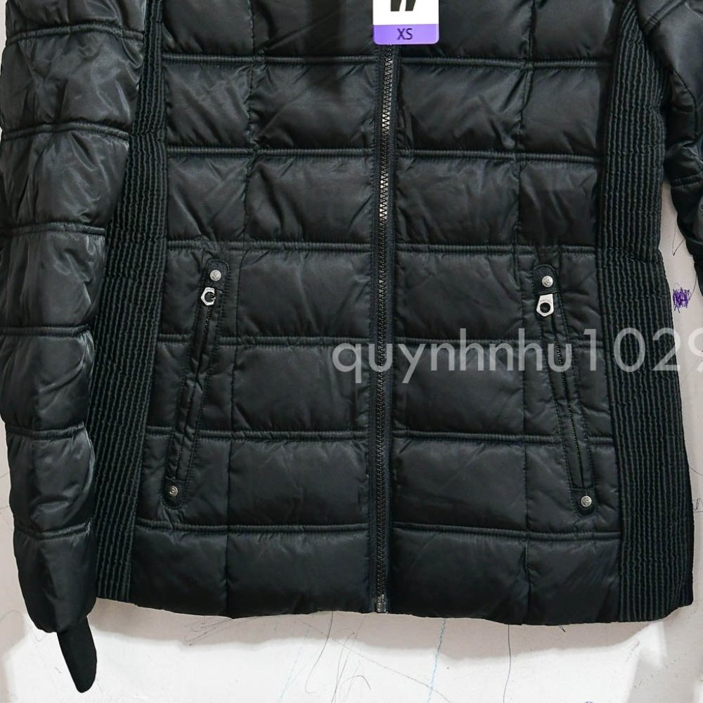 NWT Nautica women Puffer Jacket in Black - Picture 3 of 9
